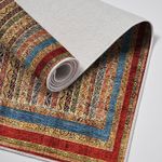 Casa si Gradina - Textile si covoare - Covoare - Covorase baie - Set covorase de baie, L'essentiel Maison, multicolor, 50x60 cm si 60x100 cm, 100% poliester, antiderapant, 299ANR1607 - Infinity.ro