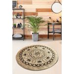 Casa si Gradina - Textile si covoare - Covoare - Covorase baie - Covoras de baie, L'essentiel Maison, multicolor, diametru 100 cm, 100% poliester, antiderapant, 359CHL1650 - Infinity.ro