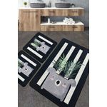 Casa si Gradina - Textile si covoare - Covoare - Covorase baie - Set covorase de baie, L'essentiel Maison, multicolor, 60x100 cm si 50x60 cm, 100% poliester, antiderapant, 359CHL5308 - Infinity.ro