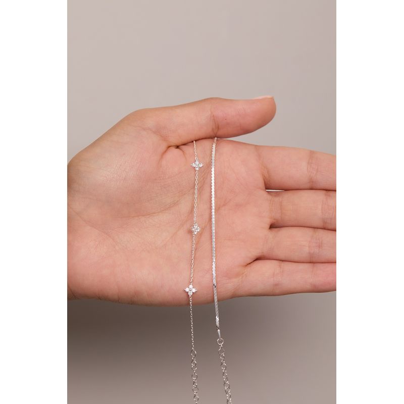 Fashion, accesorii si bijuterii - Femei - Bijuterii femei - Bratari femei - Bratara, Heliophilia, argint 925, argintiu, zirconiu, 757ELS1561 - Infinity.ro