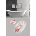 Casa si Gradina - Textile si covoare - Covoare - Covorase baie - Set covorase de baie, L'essentiel Maison, multicolor, 50x60 cm si 60x100 cm, 100% poliester, antiderapant, 359CHL1545 - Infinity.ro
