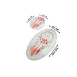 Casa si Gradina - Textile si covoare - Covoare - Covorase baie - Set covorase de baie, L'essentiel Maison, multicolor, 50x60 cm si 60x100 cm, 100% poliester, antiderapant, 359CHL1545 - Infinity.ro