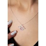 Fashion, accesorii si bijuterii - Femei - Bijuterii femei - Coliere femei - Colier, Heliophilia, argint 925, argintiu, lungime lant 42+3 cm - Infinity.ro