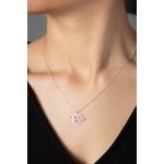 Fashion, accesorii si bijuterii - Femei - Bijuterii femei - Coliere femei - Colier, Heliophilia, argint 925, argintiu, lungime lant 42+3 cm - Infinity.ro