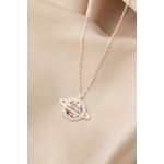 Fashion, accesorii si bijuterii - Femei - Bijuterii femei - Coliere femei - Colier, Heliophilia, argint 925, argintiu, lungime lant 42+3 cm - Infinity.ro