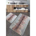 Casa si Gradina - Textile si covoare - Covoare - Covorase baie - Set covorase baie, L'essentiel Maison, multicolor, 60x100 cm + 50x60 cm, 100% poliester, antiderapant, 359CHL5258 - Infinity.ro