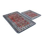 Casa si Gradina - Textile si covoare - Covoare - Covorase baie - Set covorase de baie, L'essentiel Maison, multicolor, 60x100 cm + 50x60 cm, 100% poliester, antiderapant, 359CHL5288 - Infinity.ro