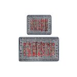 Casa si Gradina - Textile si covoare - Covoare - Covorase baie - Set covorase de baie, L'essentiel Maison, multicolor, 60x100 cm + 50x60 cm, 100% poliester, antiderapant, 359CHL5288 - Infinity.ro