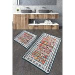 Casa si Gradina - Textile si covoare - Covoare - Covorase baie - Set covorase de baie, L'essentiel Maison, multicolor, 60x100 cm + 50x60 cm, 100% poliester, antiderapant, 359CHL5288 - Infinity.ro