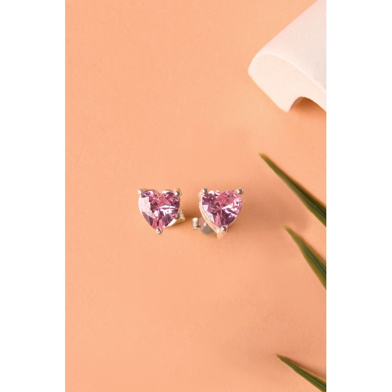 Fashion, accesorii si bijuterii - Femei - Bijuterii femei - Cercei femei - Cercei, Heliophilia, femei, argint 925, roz, zircon - Infinity.ro