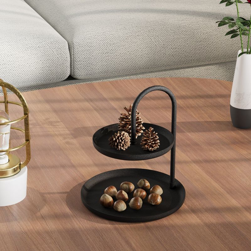 Casa si Gradina - Decoratiuni - Obiecte decorative - Accesorii decorative - Accesoriu decorativ, Aberto Design, metal, negru, 20x21 cm - Infinity.ro