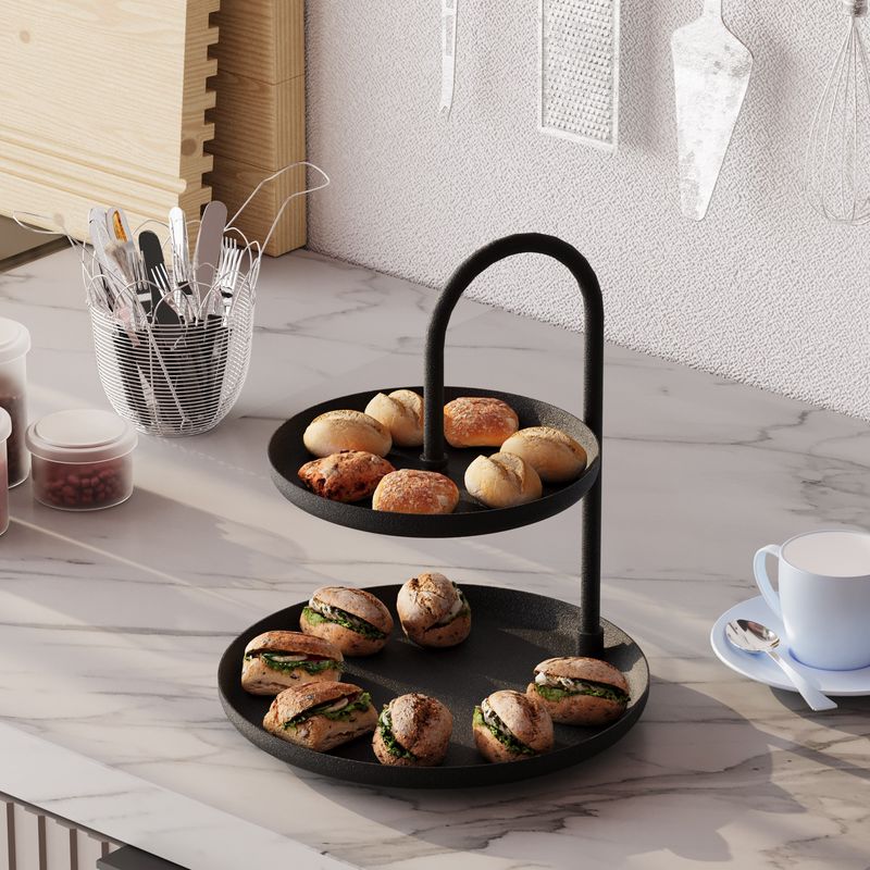 Casa si Gradina - Decoratiuni - Obiecte decorative - Accesorii decorative - Accesoriu decorativ, Aberto Design, metal, negru, 20x21 cm - Infinity.ro