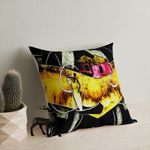Casa si Gradina - Textile si covoare - Perne si pilote - Perne decorative - Perna decorativa, Aberto Design, multicolor, 43x43 cm, bumbac si poliester, umplutura siliconica, 416GRV3193 - Infinity.ro