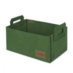 Casa si Gradina - Mobilier - Organizare si depozitare - Recipiente depozitare - Cos depozitare, Aberto Design, pasla, verde, 30x20x15 cm - Infinity.ro