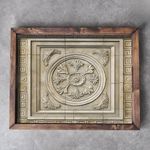 Casa si Gradina - Bucatarie si vesela - Ustensile bucatarie - Tavi servire - Tava servire, Aberto Design, lemn masiv, multicolor, 48x38x4 cm, 799EVL1124 - Infinity.ro