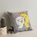 Casa si Gradina - Textile si covoare - Perne si pilote - Perne decorative - Perna decorativa, Aberto Design, multicolor, 43x43 cm, bumbac si poliester, umplutura siliconica, 416GRV3223 - Infinity.ro