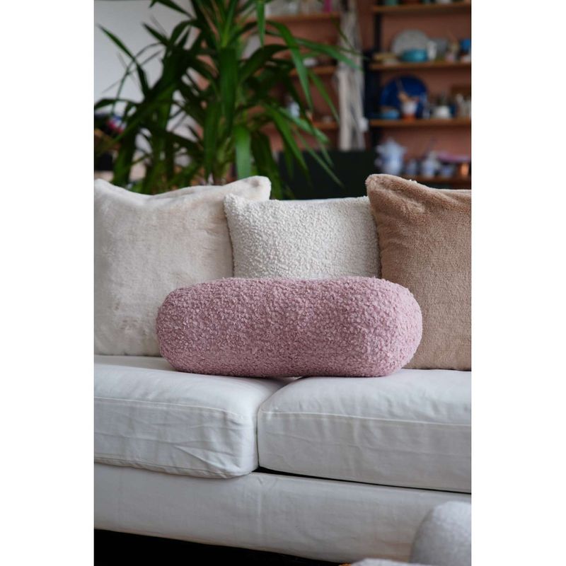 Casa si Gradina - Textile si covoare - Perne si pilote - Perne decorative - Perna decorativa, Aberto Design, roz, 50x14x14 cm, poliester reciclat - Infinity.ro