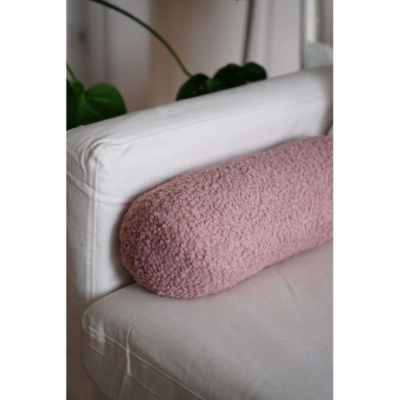 Casa si Gradina - Textile si covoare - Perne si pilote - Perne decorative - Perna decorativa, Aberto Design, roz, 50x14x14 cm, poliester reciclat - Infinity.ro