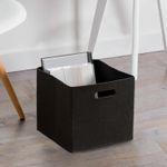 Casa si Gradina - Mobilier - Organizare si depozitare - Cutii depozitare - Cutie depozitare, Aberto Design, pasla, negru, 24x24x24 cm - Infinity.ro