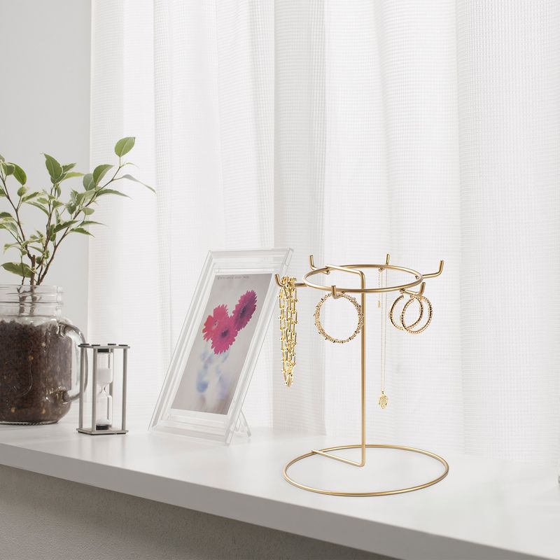 Casa si Gradina - Mobilier - Organizare si depozitare - Cuiere - Suport bijuterii, Aberto Design, metal, auriu, 22x28 cm - Infinity.ro