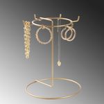 Casa si Gradina - Mobilier - Organizare si depozitare - Cuiere - Suport bijuterii, Aberto Design, metal, auriu, 22x28 cm - Infinity.ro