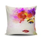 Casa si Gradina - Textile si covoare - Lenjerii de pat - Fete de perna - Husa perna decorativa, Aberto Design, multicolor, 43x43 cm, 50% bumbac 50% poliester, lavabila, 768CLV0435 - Infinity.ro