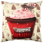 Casa si Gradina - Textile si covoare - Perne si pilote - Perne decorative - Perna decorativa, Aberto Design, multicolor, 43x43 cm, bumbac si poliester, umplutura siliconica, 420GRC0154 - Infinity.ro
