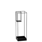 Casa si Gradina - Decoratiuni - Obiecte decorative - Suporturi umbrele - Suport pentru umbrele, Aberto Design, metal, negru, 20x20x61 cm - Infinity.ro