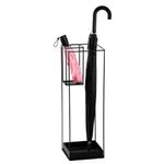 Casa si Gradina - Decoratiuni - Obiecte decorative - Suporturi umbrele - Suport pentru umbrele, Aberto Design, metal, negru, 20x20x61 cm - Infinity.ro