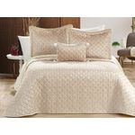 Casa si Gradina - Textile si covoare - Pături și cuverturi - Cuverturi - Set cuvertura pat dublu, L'essentiel Maison, cappucino, 250x250 cm, 100% catifea - Infinity.ro