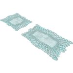 Casa si Gradina - Textile si covoare - Covoare - Covorase baie - Set covorase de baie, L'essentiel Maison, albastru, 50x60 cm si 60x100 cm, 100% poliester, antiderapant, 394ANR1447 - Infinity.ro