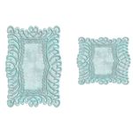 Casa si Gradina - Textile si covoare - Covoare - Covorase baie - Set covorase de baie, L'essentiel Maison, albastru, 50x60 cm si 60x100 cm, 100% poliester, antiderapant, 394ANR1447 - Infinity.ro