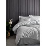 Casa si Gradina - Textile si covoare - Lenjerii de pat - Seturi de lenjerie - Set lenjerie de pat, L'essentiel Maison, albastru gheata, 200x220 cm, 100% satin bumbac - Infinity.ro