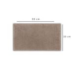 Casa si Gradina - Textile si covoare - Textile baie - Prosoape - Prosop de fata, L'essentiel Maison, maro, 33x33 cm, 100% bumbac - Infinity.ro