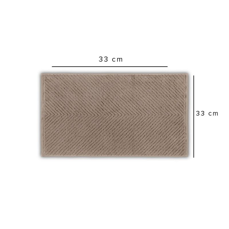 Casa si Gradina - Textile si covoare - Textile baie - Prosoape - Prosop de fata, L'essentiel Maison, maro, 33x33 cm, 100% bumbac - Infinity.ro