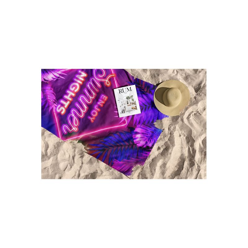 Casa si Gradina - Textile si covoare - Textile baie - Prosoape - Prosop de plaja, L'essentiel Maison, multicolor, 90x150 cm, microfibra, 450AST1162 - Infinity.ro