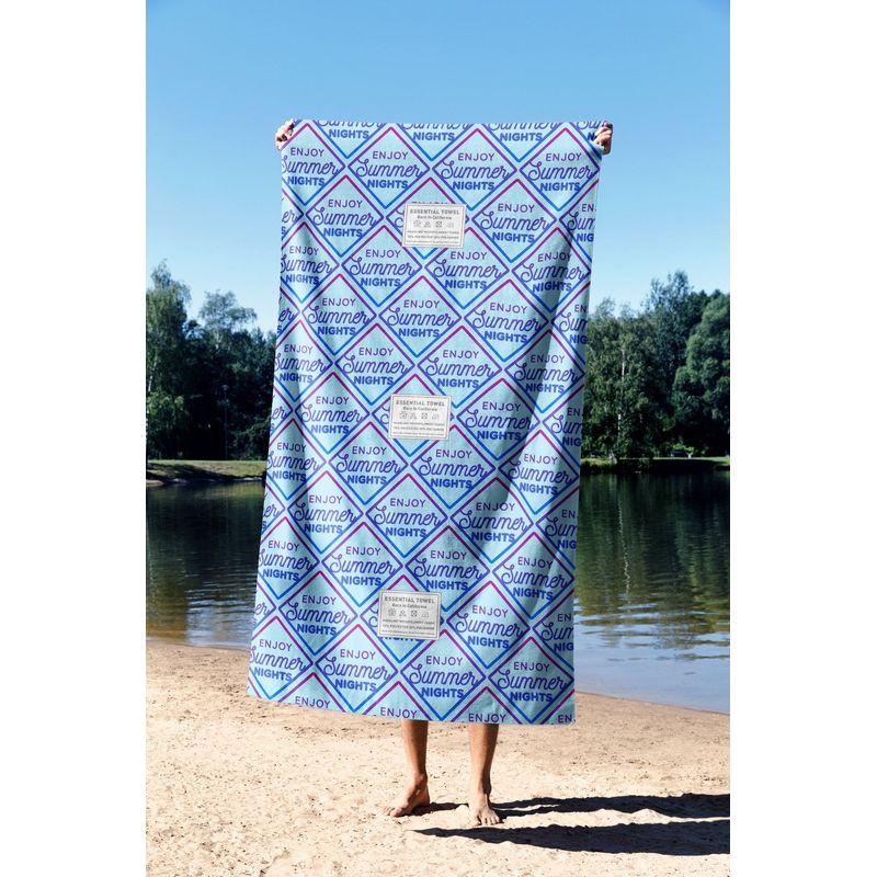 Casa si Gradina - Textile si covoare - Textile baie - Prosoape - Prosop de plaja, L'essentiel Maison, multicolor, 90x150 cm, microfibra, 450AST1162 - Infinity.ro