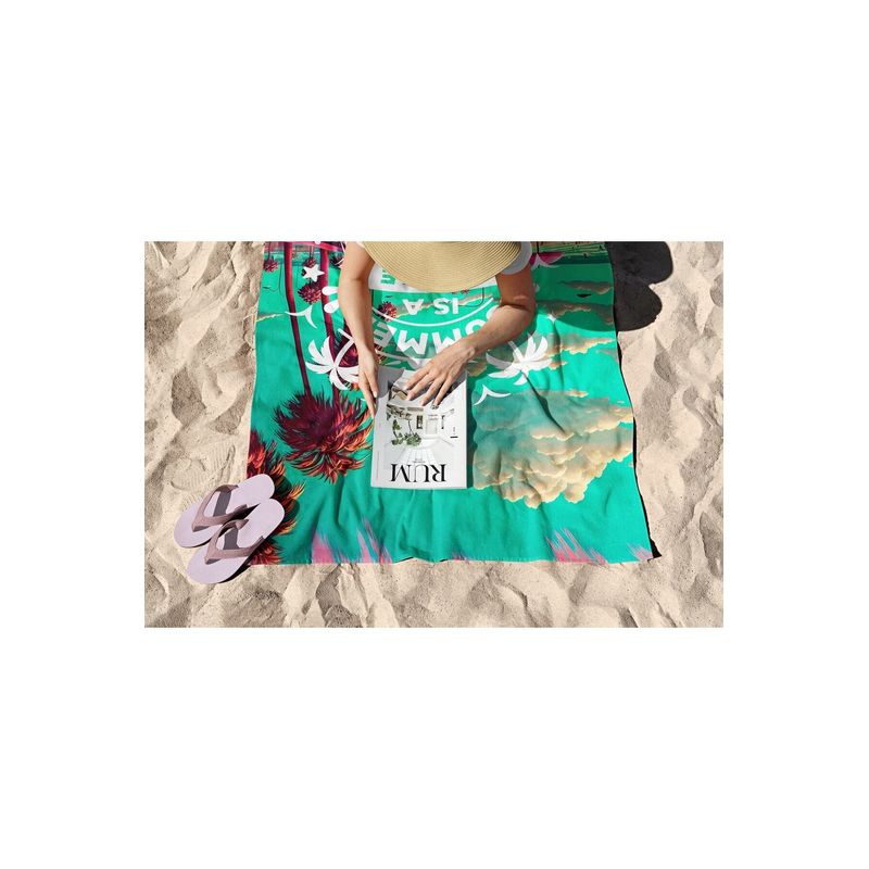 Casa si Gradina - Textile si covoare - Textile baie - Prosoape - Prosop de plaja, L'essentiel Maison, multicolor, 70x130 cm, microfibra, 450AST1140 - Infinity.ro