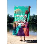 Casa si Gradina - Textile si covoare - Textile baie - Prosoape - Prosop de plaja, L'essentiel Maison, multicolor, 70x130 cm, microfibra, 450AST1140 - Infinity.ro