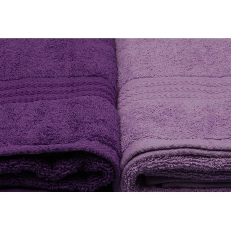 Casa si Gradina - Textile si covoare - Textile baie - Prosoape - Set prosoape de baie, L'essentiel Maison, lila deschis mov violet, 70x140 cm, 100% bumbac, 4 bucati - Infinity.ro