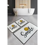 Casa si Gradina - Textile si covoare - Covoare - Covorase baie - Set covorase de baie, L'essentiel Maison, multicolor, 60x100 cm + 2x50x60 cm, 100% poliester, antiderapant, 359CHL3255 - Infinity.ro