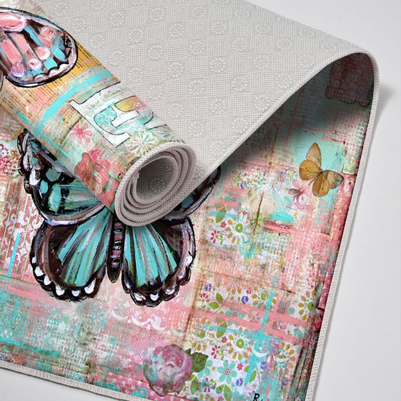 Casa si Gradina - Textile si covoare - Covoare - Covorase baie - Set covorase de baie, L'essentiel Maison, multicolor, 50x60 cm si 60x100 cm, 100% poliester, antiderapant, antibacterian, 299ANR1560 - Infinity.ro