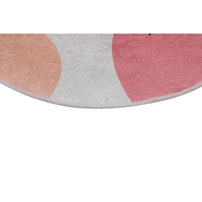 Casa si Gradina - Textile si covoare - Covoare - Covorase baie - Covoras de baie, L'essentiel Maison, multicolor, diametru 100 cm, 100% poliester, antiderapant, 359CHL5362 - Infinity.ro