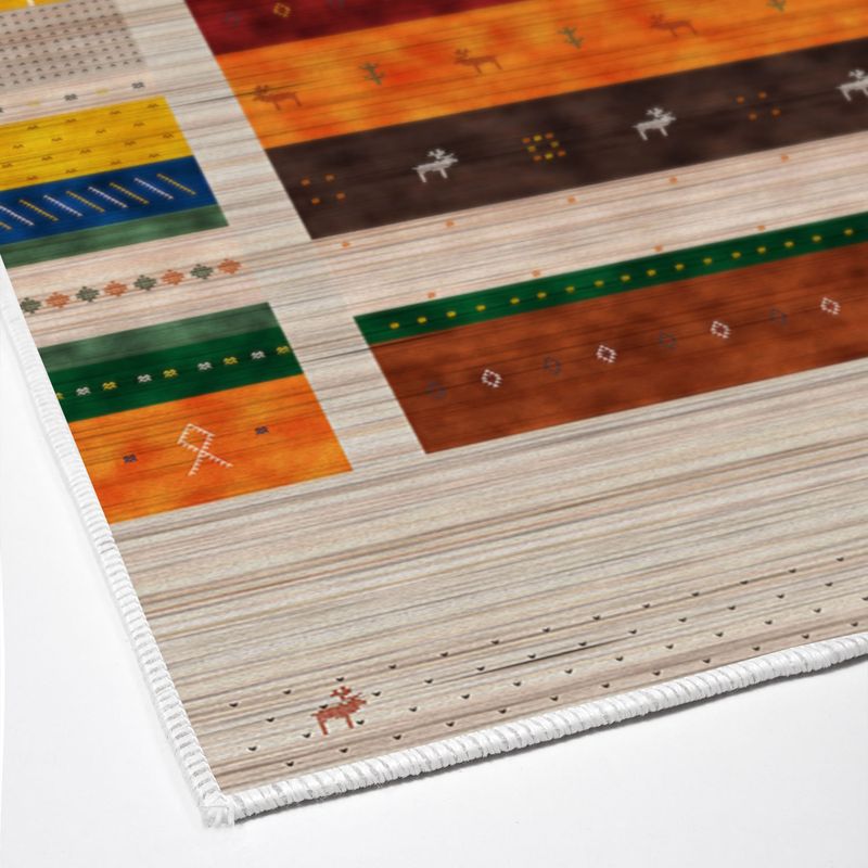 Casa si Gradina - Textile si covoare - Covoare - Covorase baie - Set covorase de baie, L'essentiel Maison, multicolor, 50x60 cm si 60x100 cm, 100% poliester, antiderapant, antibacterian, 299ANR1616 - Infinity.ro