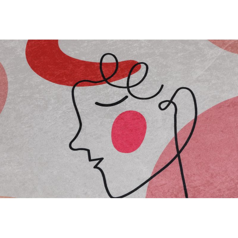 Casa si Gradina - Textile si covoare - Covoare - Covorase baie - Covoras de baie, L'essentiel Maison, multicolor, diametru 100 cm, 100% poliester, antiderapant, 359CHL5362 - Infinity.ro