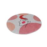 Casa si Gradina - Textile si covoare - Covoare - Covorase baie - Covoras de baie, L'essentiel Maison, multicolor, diametru 100 cm, 100% poliester, antiderapant, 359CHL5362 - Infinity.ro