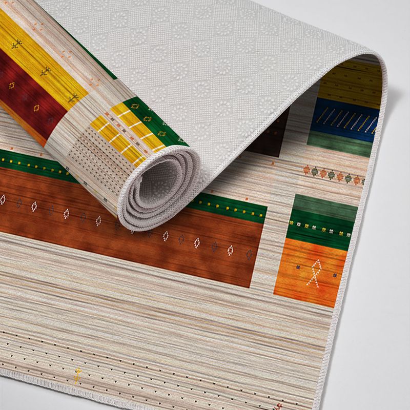 Casa si Gradina - Textile si covoare - Covoare - Covorase baie - Set covorase de baie, L'essentiel Maison, multicolor, 50x60 cm si 60x100 cm, 100% poliester, antiderapant, antibacterian, 299ANR1616 - Infinity.ro