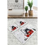 Casa si Gradina - Textile si covoare - Covoare - Covorase baie - Set covorase de baie, L'essentiel Maison, multicolor, 60x100 cm si 50x60 cm, 100% poliester, antiderapant, antibacterian, 359CHL3280 - Infinity.ro