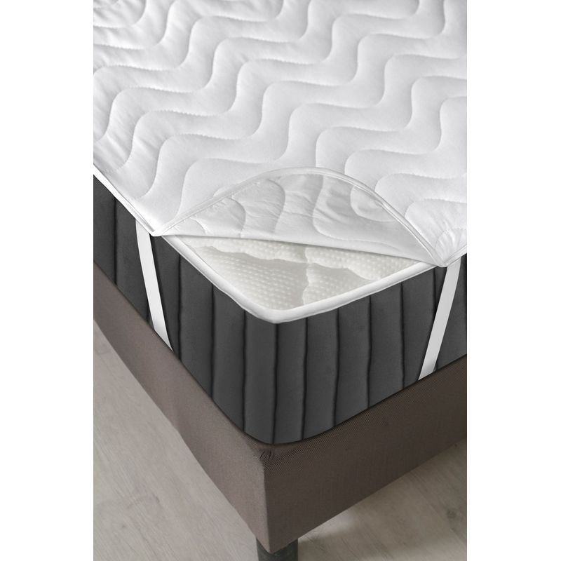 Casa si Gradina - Textile si covoare - Lenjerii de pat - Protectie saltea - Protectie saltea, L'essentiel Maison, alb, 150x200 cm, 100% bumbac, lavabila - Infinity.ro