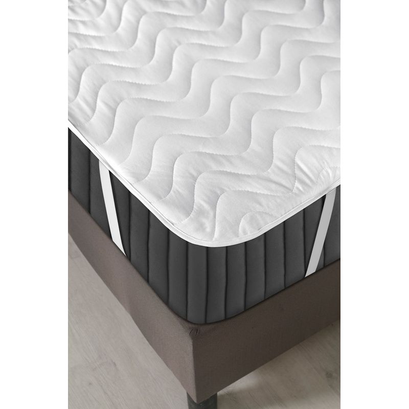 Casa si Gradina - Textile si covoare - Lenjerii de pat - Protectie saltea - Protectie saltea, L'essentiel Maison, alb, 150x200 cm, 100% bumbac, lavabila - Infinity.ro
